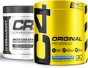 Cellucor Pre Workout & Creatine Bundle, C4 Original Pre Workout Powder, Frossen Bombsicle, 30 Servere + Cor Performance Creatinine Powder, 72 Servere