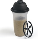 SIGNORA WARE Shaker Bottles | 17-Ounce Plastic Protein Shake Bottle for Meal Replacement Shakes & Smoothies, Beverages, Mixing Salad Dressing & Sauces, Margarita, & More