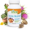 Viva Vitaminer Lever Blend Detox Rengøring - Lever Rengøring Detox & Reparation w / Milk Thistle & Artichoke Extract, Lever supplement til optimal leverstøtte, Vegan, Gluten Free, Non- GMO, 90 Veggie Caps