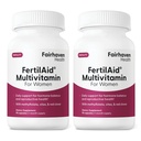 Fairhaven Health FertiAid til kvinder 124; Prenatal Vitamin Fertilitet Kosttilskud til kvinder 124; Conception til hende med Vitex og Folate • 124; Support Cycle Regularity og ovulation * • 124; 180 Kapsler