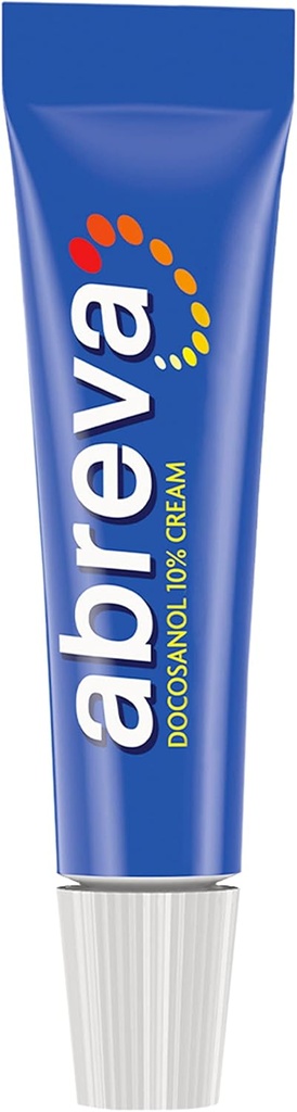 Abreva Docosanol 10% Cream Tube, FDA Godkendt behandling for Cold Sore / Fever Blister, 2 gram
