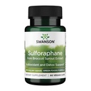 Swanson Sulforaphane - Broccoli Sprut Udtræk Support Cellular, GI Tract, og Lever sundhed - Naturligt supplement Standardiseret til 0,4% Sulforaphane - (60 Veggie kapsler, 400mcg Hver)