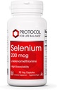 Protocol Selenium 200mcg - Immune Support, Thyroid & Prostate Health* - Selenium Supplements - Vegetarian, Kosher & Halal - 90 Veg Caps