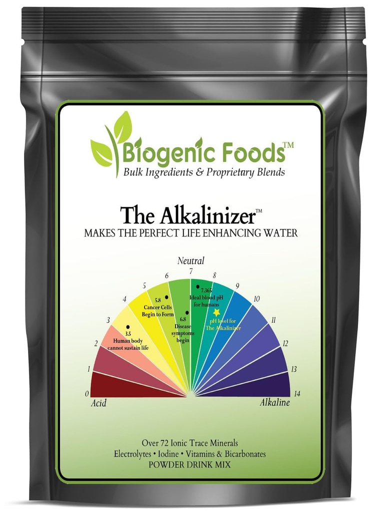 Alkalinizer - Body Acid pH Balance - Electro Alkalize, Ionize & Re- Mineralize 60 + Galloner af vand
