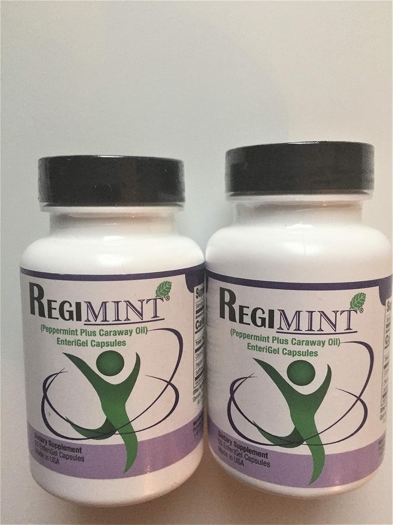 Pebermynte Oil Plus Caraway Enteric Caps. IBS (2- pack / 120ct) (2)