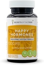 Hemmeligheder i Tribe - Happy Hormon, Endokrine System Formel, Herbal Supplement Blend (60 kapsler)