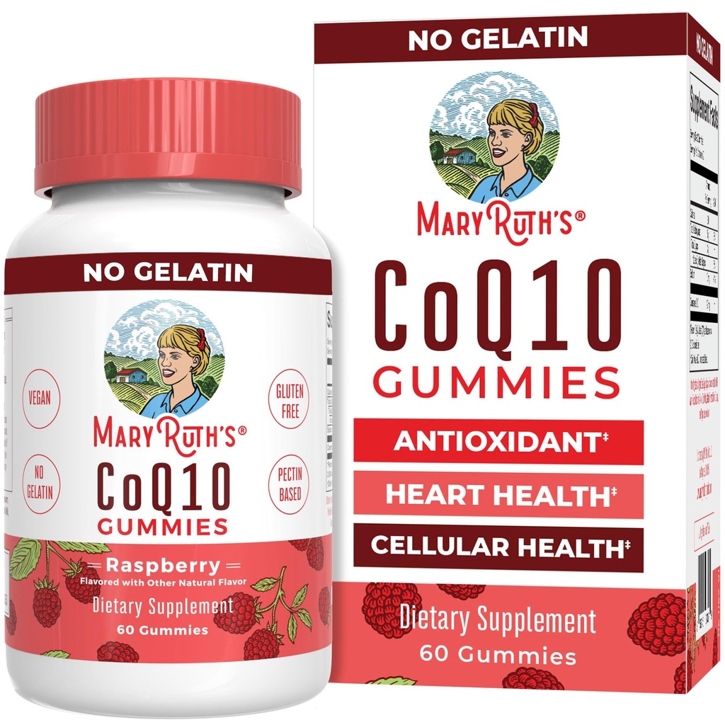 MaryRuth Organics CoQ10 Gummies Note 124; Coenzym Q10
