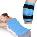 REVIX fuld tilbage Ice Pack til skader Genanvendelige store Gel Ice Wrap til rygsmerteløse og XL Knee Ice Pack Wrap omkring hele knæ efter kirurgi