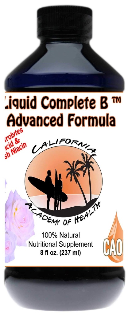 Flydende vitamin B Kompleks med Non- Flush niacin - 8 oz fra CAOH