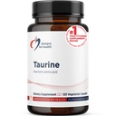 Designs for Health Taurine Capsules - 1000 mg (1g) Taurine Aminosyrepiller - Cardiovaskulær Support - Non- GMO + Vegan Supplement (120 kapsler)