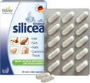 Hübner Original Silicea Gel En en dag kapsler til hår, hud, negle, og forbindelsesvæv, Pure kolloid Silica Gel Formel, ingen tilsætningsstoffer eller konserveringsmidler, 30 Servering