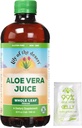Lily af ørkenen Aloe Vera Juice - Whole Leaf Filtreret Aloe Vera Drink, Non- GMO Aloe Juice med naturlige fordøjelsesenzymer til Gut Health, Mave Relief, Wellness, glødende hud, 32 Fl Oz. Gelly Sachet inkluderet