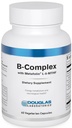 Douglas Laboratories B- Complex med Metafolin - Omfattende B-vitamintilskud - Energi & Hjernetilskud * - Med Folate, Biotin & Thiamin - Non- GMO - 60 vegetariske kapsler