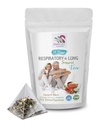 respiratoriske vitaminer - RESPIRATORY OG LUNG SUPPORT TEA 14 Dage med kanel, Hibiscus, Marshmallow Root, Astragalus, pebermynte, eukalyptus te blad 1 Pack 14 Tea Tasker