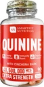 Quinine Tablets - Quinine Capsules with Cinchona Bark - Pills for immunforsvar - Quinine Supplement - Made in USA - Extra Strength Quinine Capsules - Herbal Quinine Pills