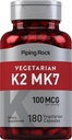 Piping Rock K2 MK7 Vitamin Supplementet 124; 100 mcg