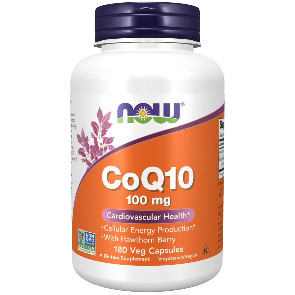 Now Coq10 100 mg, 180 Veg kapsler