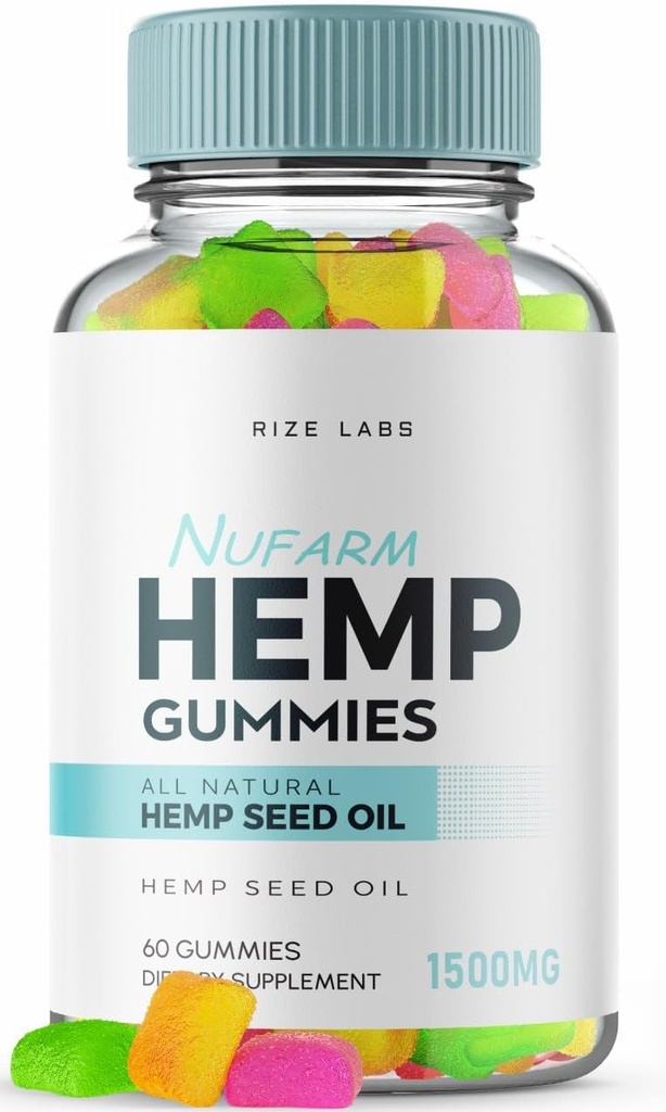 rize labs Nufarm Gummies, Advanced Formula for Better Sleep, Supplement to Support Total Body Balance, Gummies for Healthy Mind and Body, Gomitas Review (60 Gummies)