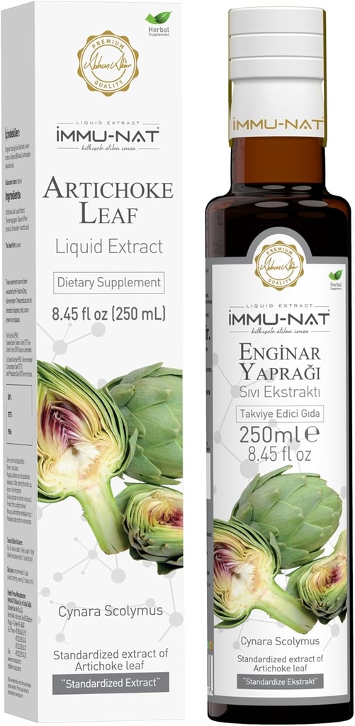 Artiskoke Leaf Premium Liquid Supplement - 8.5oz - Naturlig leverstøtte & fordøjelsesstøtte Formel