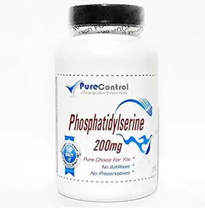Phosphatidylserin 200mg / / 200 kapsler / / Pure / / af PureControl kosttilskud