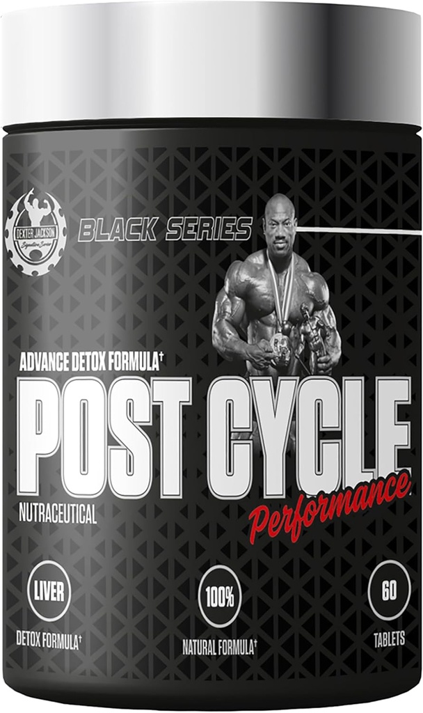 Black Series Post Cycle Performance | Advance Detox Formula| 60 Tablets, 30 Servings