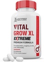 Justified Laboratories Vital Grow XL Extreme Pills 1600MG Premium Formula Proprietary Blend for Men's Health 60 Capsules