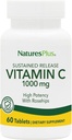 NaturesPlus Sustained Release 1000 mg Vitamin C - 60 Tablets - With Rose Hips - Vegetarian, Gluten Free - 60 Servings