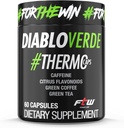 Diablo Verde Thermo Caps - 395mg Koffein, Citrus, grøn kaffe, grøn te - 60 kapsler, 60 Servere