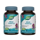 Nature 's Way Milk Thistle, Understøtter leverfunktionen og afgiftning Pathways *, 175 mg Milk Thistle Seed Extract Standardiseret til 80% Silymarin per Servering, 120 kapsler (Packaging May Vary) - 2 pakke