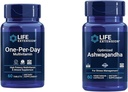 Life Extension One- Per- Day Multivitamin 60 tabletter og optimeret Ashwagandha 60 Kapsler Bundle