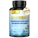 5-in-1 Magnesium Complex | 320mg of Magnesium Glycinate, Malate, Citrate… | Support for Sleep, Muscle Relaxation, and Energy Metabolism | High Absorption | Vegan, Non-GMO | 120 Capsules