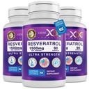 Genex Formulas 1500mg Resveratrol med BioPerine til Absorption (3 Pack)