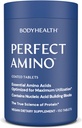 BodyHealth PerfectAmino (150 ct) Let at synke tabletter, essentielle aminosyrer tillæg med BCAA, Vegan Protein for Pre / Post Workout & Muscle Recovery med Lysin, Tryptophan, Leucin, Methionin