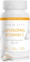 Liposomal C-vitamin supplement - forbedret immunforsvar, Antioxidant Rich, Optimal Absorption & Biotilgængelighed, Ascorbic Acid Power, Non- GMO, Gluten- fri, Plant- baseret - 120 Veggie Caps