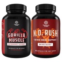 Bundle of Extra Strength Testosteron Booster med Horny Geat Weed Maca Root Tongkat Ali & Saw Palmetto Extract & Nitrooxid piller til mænd med L- arginin L- Citrullin Aminosyrer til muskelvækst