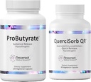 Tesseract Gut & immunsupportbundle - ProButyrate 600mg & QuerciSorb Quercetin 400mg, 120 + 90 kapsler, Hypoallergen, Gastrointestinal og immunforsvar
