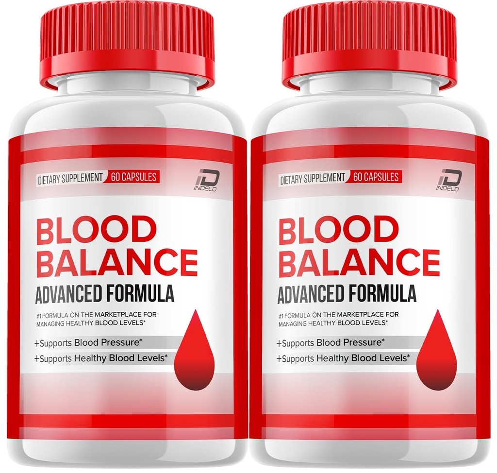 Blood Balance Capsules, BloodBalance Advanced Supplement, All Natural Formula to Maintain Healthy Levels, Maximum Strength Daily Formula, Blood Balance Reviews (2 Pack - 120 Capsules)