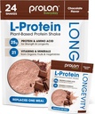 Prolon Longevity Plant Based Protein Powder | Muscle Synthesis & Repair, Healthy Aging, Boost Performance | Vitamins, Gluten Free, Amino Acids, Antioxidants | 25g of Protein | Chocolate, 24 Packets