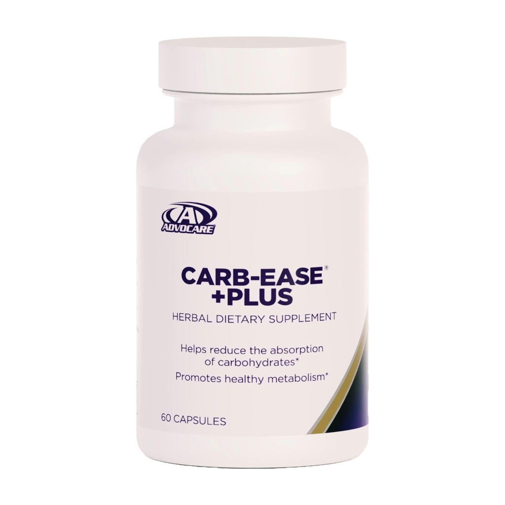 AdvoCare Carb- Ease Plus - Carb Blocker supplement med Nyre Bean, Grape Seed & Green Coffee Ekstrakter - Understøtter sund metabolisme * - 60 kapsler