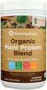 Amazing Grass Organic Plant Protein Blend: Vegan Protein Powder, New Protein Superfood Formel, All- In- One Nutrition Shake with Beet Root, Original, 18 Servere (Chokolade Peanut Butter)