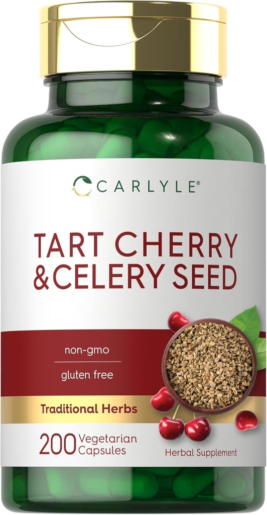 Carlyle Tart Cherry and Sellery Seed Supplement 124; 200 Kapsler