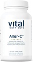 Vital Nutrients Aller- C - 124; Vegan Respiratory and Sinus Function Support * - 124; Isoquercitrin, Bromelain, Bioflavonoider, & Vitamin C - 124; Gluten, Dairy, Soy Free Supplement - 124; 100 kapsler