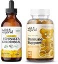 Wild & Organic Echinacea Goldenseal Tincture 4 fl oz & Immune Support Gummies