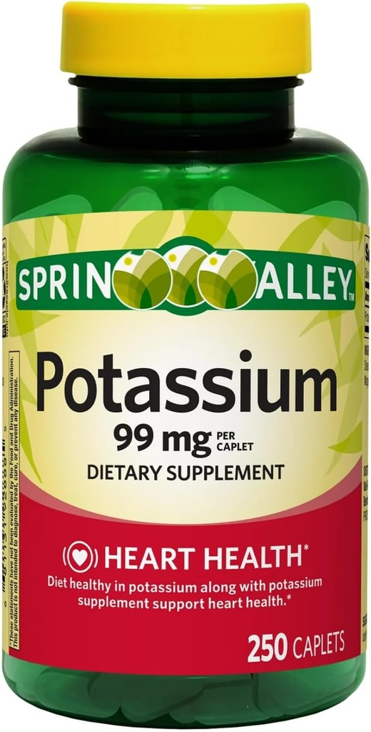 Kaliumhjertetilskud kapsler, 99 mg, 250 greve (pakning med 1 pakke)