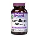 BlueBonnet Nutrition Methylfolate 1000 mcg, for Energy, Mood, and Prenatal Health *, Non- GMO, Vegan, Kosher Certified, Gluten- Free, 60 Vegetabilske kapsler, 60 Servere
