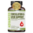 Bedste blodcirkulation kosttilskud og Vein Support-Blood Flow, Leg Cirkulation, Heart Health, og Varicose Veins.with Butcher 's Broom, og Diosmin. Hjælper med at reducere hævelse og ubehag i Legs.90 Caps.