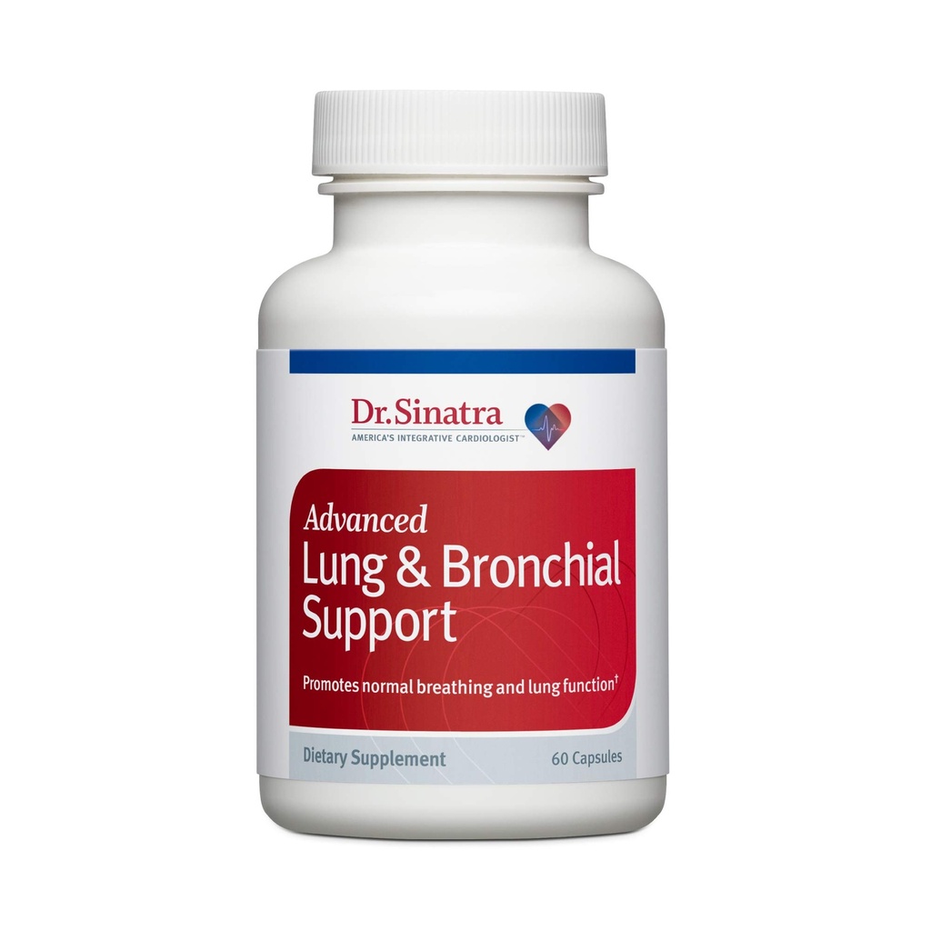 Dr. Sinatra Advanced Lung & Bronchial Support Supplement for Lung Health Support, Clear Breathing and Respiratory Function (60 Capsules, 30-Day Supply)
