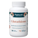 Mønster Wellness Glutathion Supplement - Aktiv Reduceret Glutathion Formel med tilsat C-vitamin - Cell, Antioxidant, + immunforsvar - 30 Veganske kapsler