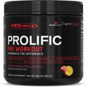 PEScience Prolific Pre Workout Pulver til mænd og kvinder med L- Citrullin Nitroxide Booster, Energy Powder & Nootrop for Focus - Fortræning uden Beta Alanine - 40 Scoops, Guava Pineapple Punch