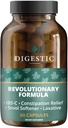 Digitisk - Laxative for Forstoppelse Relief, Afføringsmiddel for IBS Svær og stærk Forstoppelse 100% Natural - 60 Kapsler - Colon Cleanse, Detox Cleanse, Gas og Bloating Mave Relief for voksne